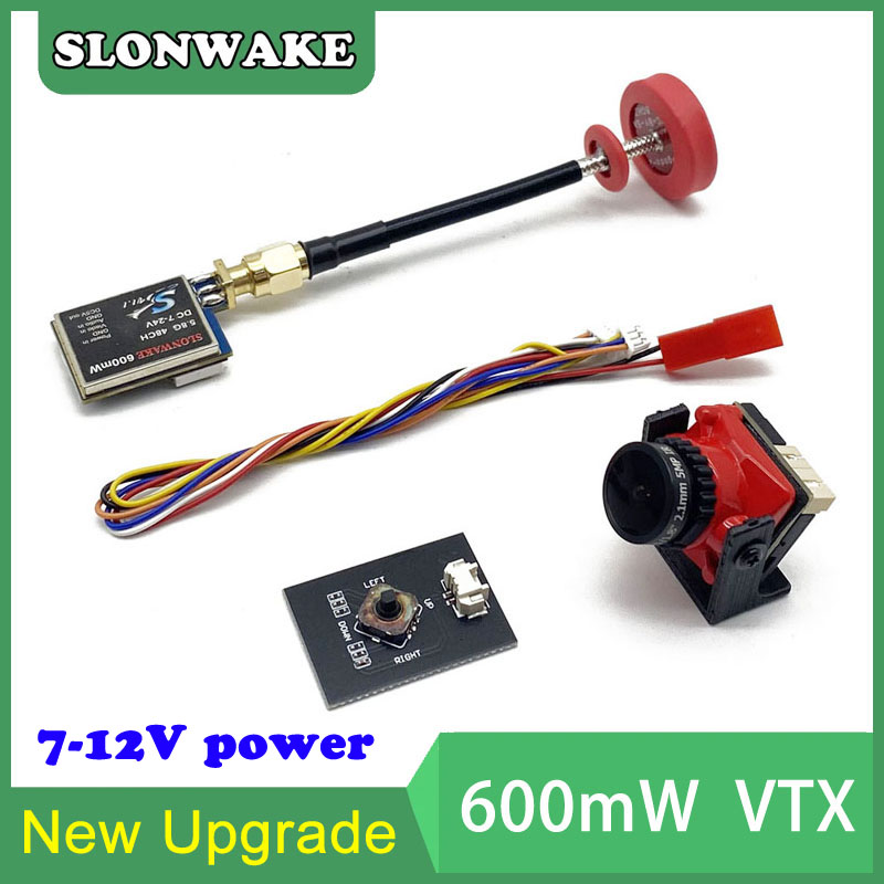 5,8G 48CH 600mW VTX-CAM ajusta - Drone Receiver reseña y precio