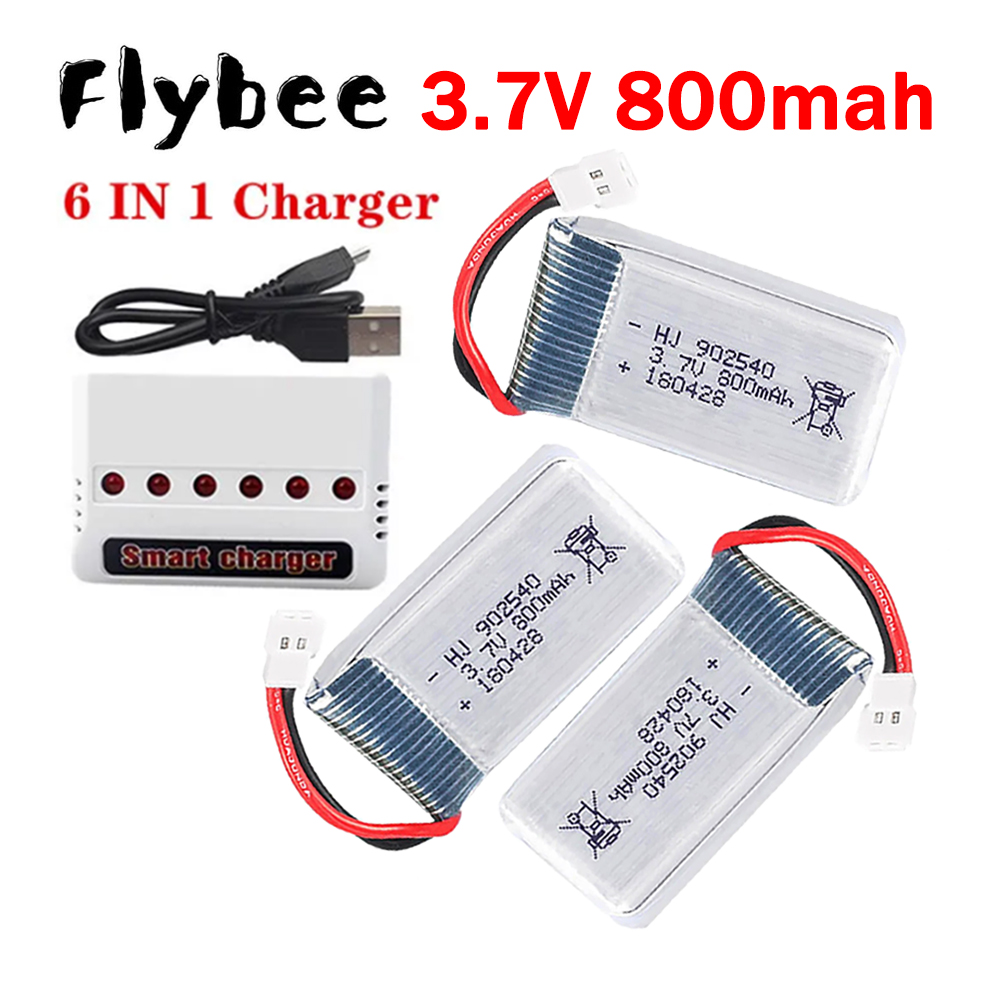 Batería Lipo MEW de 800mAh y 3 - Drone Charger reseña y precio
