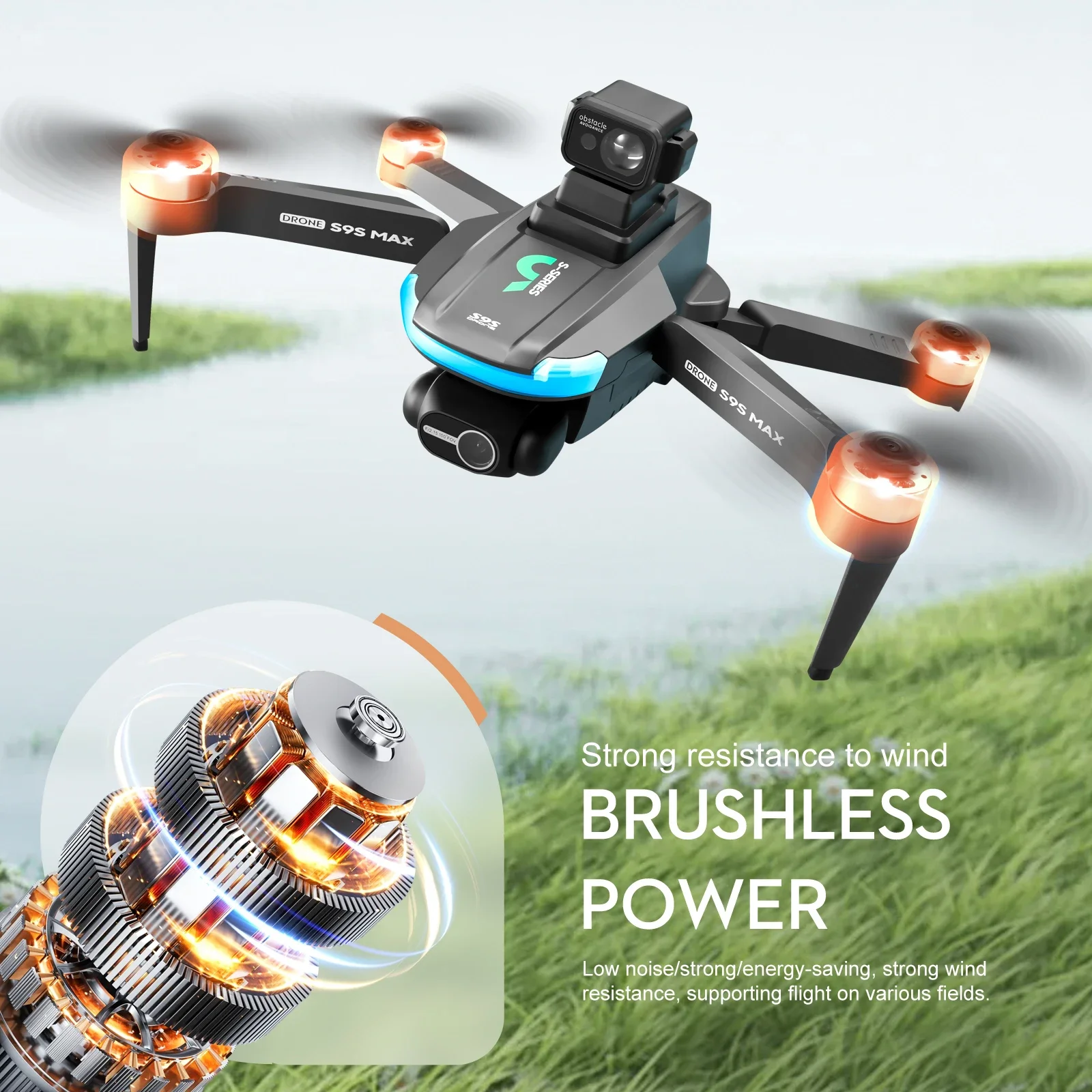 Nuevo S9S MAX MINI Drone 4K 2  - Drone Gps Module reseña y precio