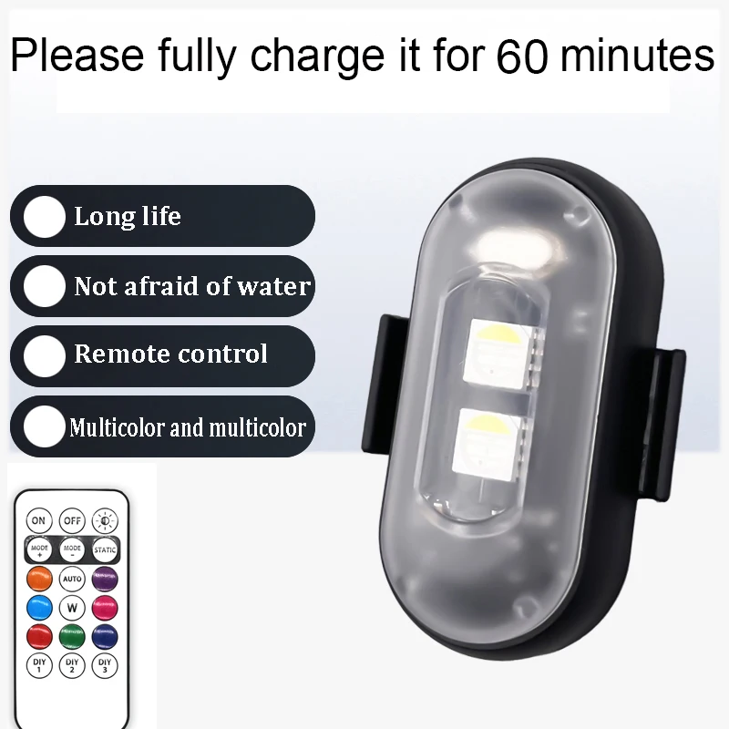 Luz estroboscópica con Control - Drone Led Light reseña y precio