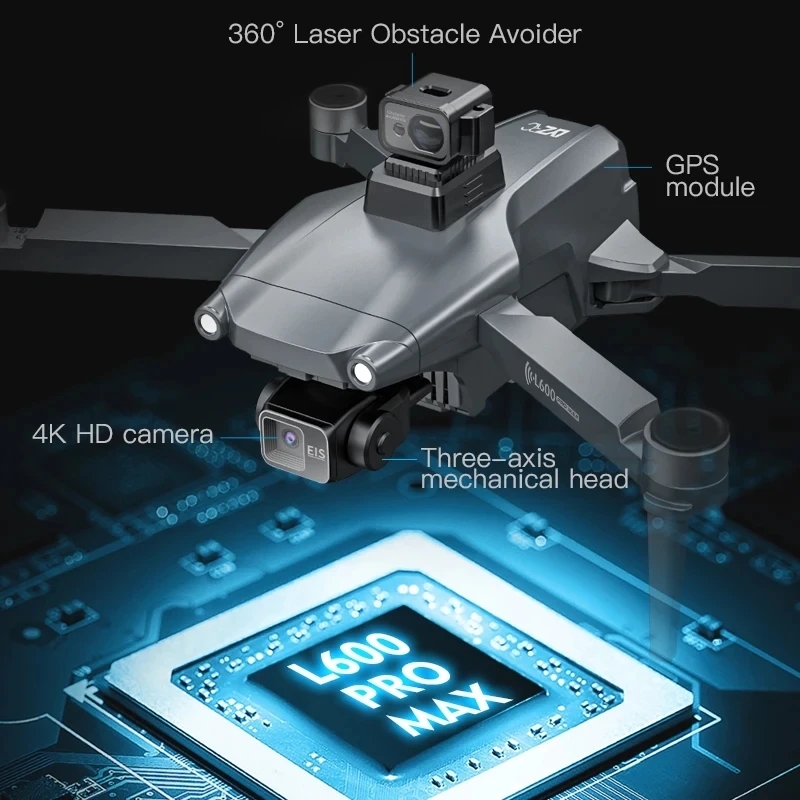 L600 PRO MAX GPS Drone profesi - Drone Gps Module reseña y precio